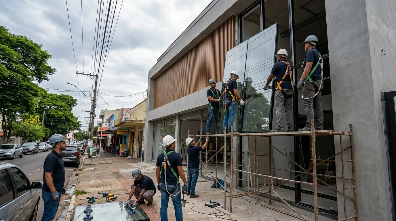Fachada de Vidro em Blumenau‑SC