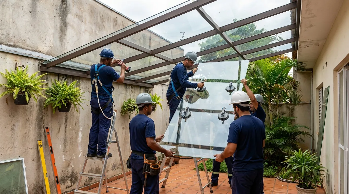 Fechamento de Churrasqueira em Blumenau‑SC