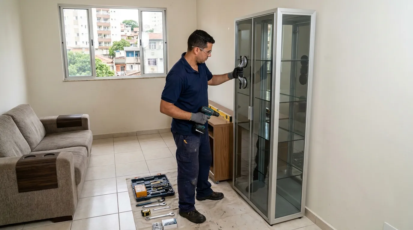 Móveis planejados em vidro em Blumenau